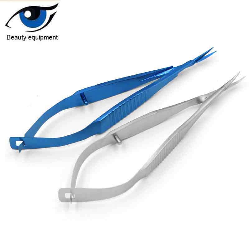 Titanium alloy scissors Ophthalmic microsurgery 8.5c..